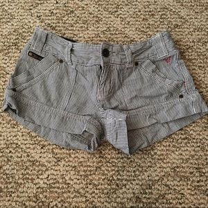 American Eagle striped shorts